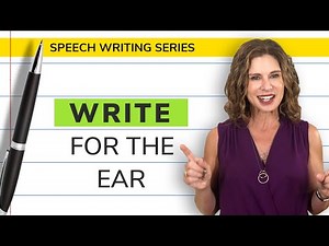 Speech Writing Tips | How to Write a Speech 3/5 | The POWER Method