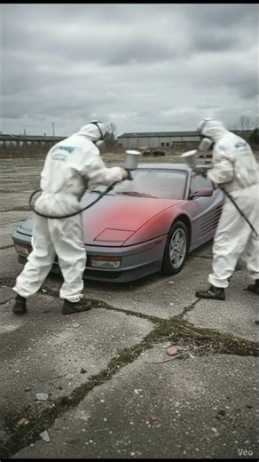 Restoring a Rusted Ferrari Testarossa — Satisfying Timelapse #Testarossa #Ferrari #Restoration