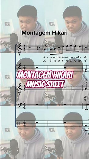 Montagem Hikari MUSIC SHEET