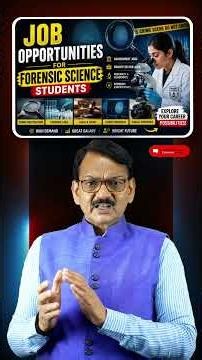 Job Opportunities for Forensic Science Students