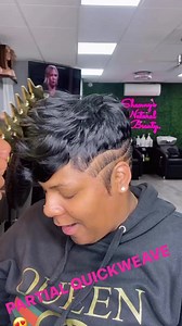 PARTIAL QUICKWEAVE 😍 #shannysnturalbeauty #quickweave #thecutlife #brooklynhairstylist #nychairstylist | Shanny's Natural Beauty