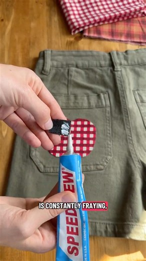 Fabric Keeps Fraying? Try This Fabric Glue Hack! 👀