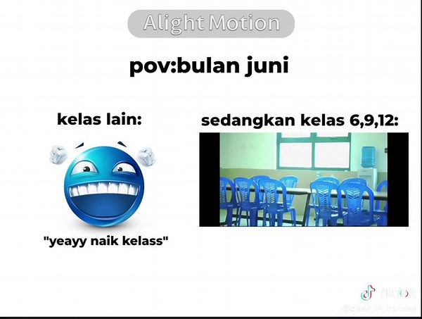 haii, ga kerasa ya, kita bentar lagi lulus, semoga kalian nanti sukses semua yaaw, (kalimat-kalimat pada akhir video adalah kalimat yang dibuat sendiri oleh beberapa murid di kelas kami) video from @tigers_classof25