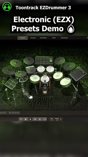 EZDrummer 3 Electronic (EZX) Presets Demo 🔥 #iamshane #thisismeph #toontrack #ezdrummer3 #drumvst