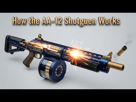 How the AA‑12 Shotgun Works