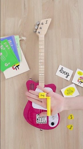 The Perfect Mini Guitar for Toddlers | Loog Pro Electric Sparkle Unboxing