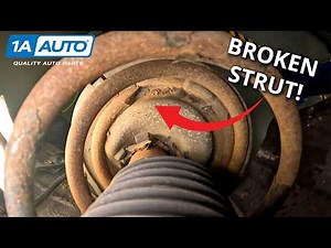 Does One Side of Your Car or Truck Sit Low? It's Dangerous! Replace Broken Front Springs Yourself