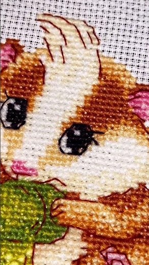 RIOLIS cross stitch kit review. 2185 Cute Hamster