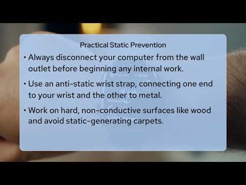 How Do You Prevent Static When Opening Your PC?