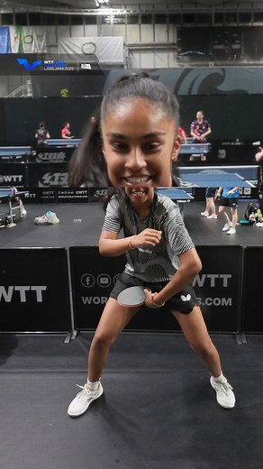 Putting a table tennis spin on this trend 🏓🤩 #WTTLjubljana #TableTennis | World Table Tennis