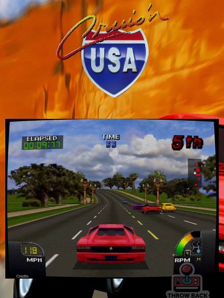 Cruis’n USA (1996) [Gameplay Highlight] 🚗💨 Classic arcade racing hits the N64 — bright tracks, wild speeds, and pure 90s energy. | #CruisnUSA #Nintendo64 #RetroGaming #TBGArchives