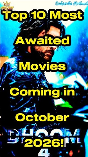 🔥 10 Most Awaited Movies Coming in October 2026! | Biggest Upcoming Movies 🎥