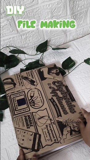 DIY Project File ✨🔥 #school #stationery #backtoschool #support #diy