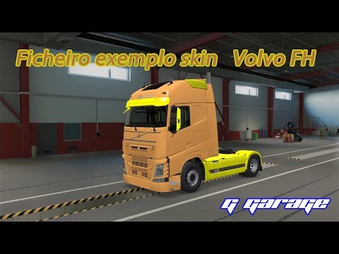 Exemplo ficheiro skin Volvo FH4 e templates 1.53