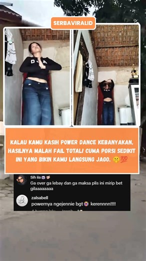 RAHASIA Power Dance Jennie BLACKPINK! 🤫 Trik Cuma Porsi Sedikit! 🔥 #Jennie #KpopDance #Shorts