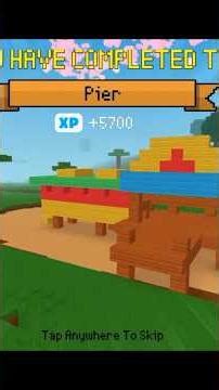block craft 3D Minecraft pier house 🏠#shorts #shorts viral block craft 3D house block craft 3D