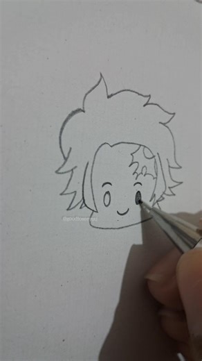 Easy Demon Slayer Drawing without eraser #drawing #trending #shorts #anime #demonslayer #weeb #easy