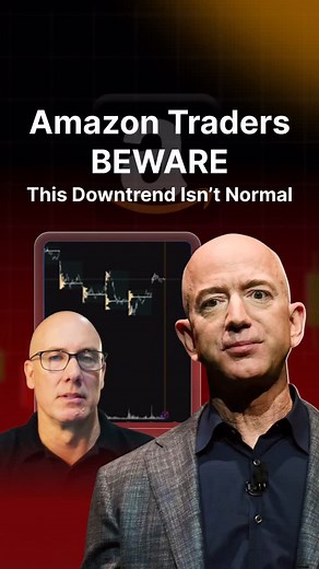 Amazon’s chart has been stair-stepping down for days — and this move...