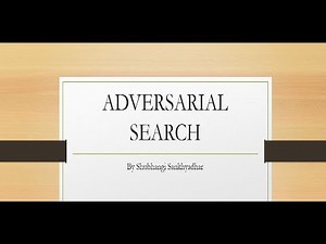 Adversarial Search