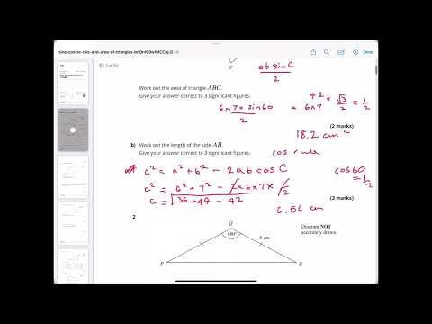 @Katiedoesmaths Non right angled trigonometry, cos rule, sin rule, area of any triangle