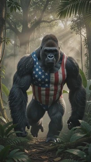 Most powerful AI gorilla in the world 😱 #viral