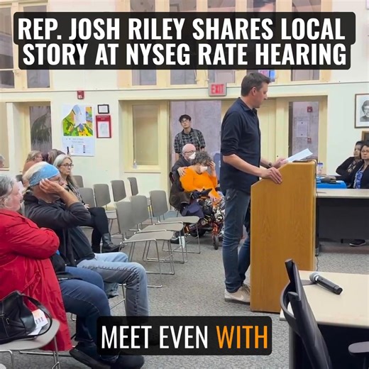 108K views · 2.8K reactions | A public school teacher already working multiple jobs to make ends meet shouldn’t be at risk of losing her home because NYSEG is bleeding our communities dry and shipping the profits overseas. It’s BS, and it’s got to stop. | Rep. Josh Riley | Facebook