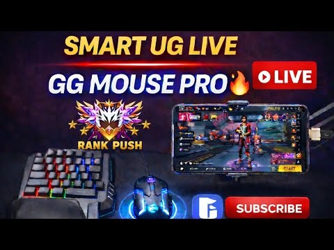 FREE FIRE GAMING KEYBORD MOUSE GAMEPLAY RANK PUSH