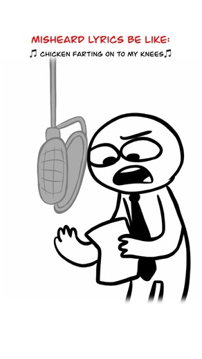 Wrong Lyrics 😭 (Animation Meme) Anim: RedFlowerCrown #shorts