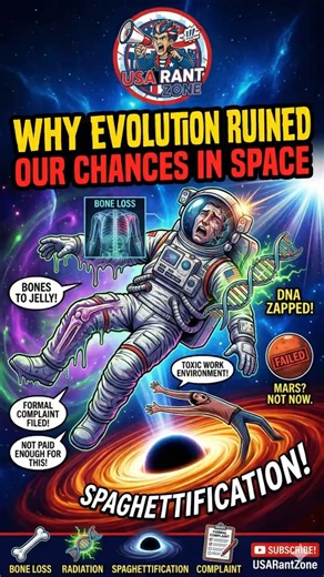 Why Evolution RUINED Our Chances In Space 🚀🤬 #shorts #roblox #usarantzone #usa #spacefacts