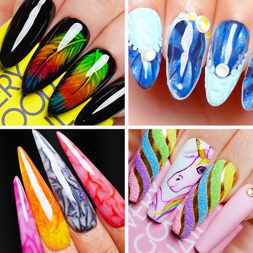 Magic Single Color Nail Looks with a Twist | 🤩 Nails Inspiration | Nails Inspiration