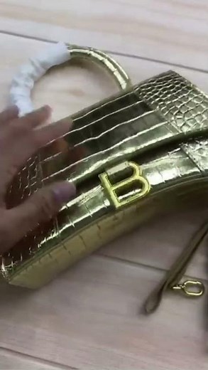 Balenciaga Hourglass XS Gold Bag | Luxury Review & Details