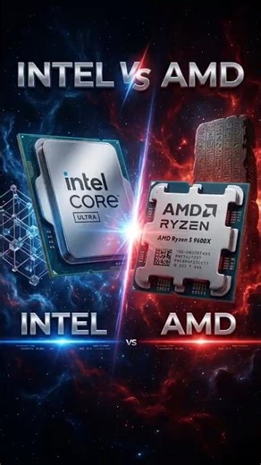 intel Vs AMD processor ✅ #intel #amd #processor
