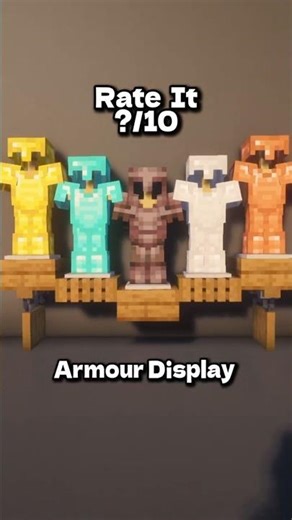 Minecraft Armour Display 🤺 #minecraft #gaming