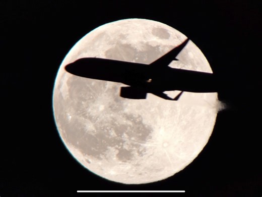 极眸防抖望远镜二代apo 松下1.7倍前置增距镜看超级月亮