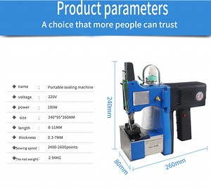 [Hot Item] Gk9-900 Portable Sewing Machine Factory Use Bag Packing Machine High Speed Sealing Machine