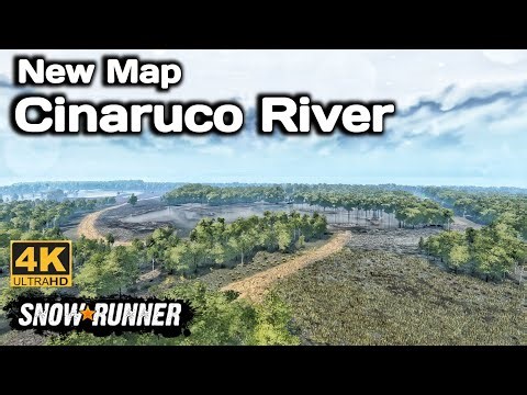 New Map Cinaruco River In SnowRunner Season 15 #snowrunner #offroad #truck