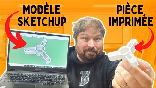 Je Sauve La Vie de Mon Père – De SketchUp à la Pièce Imprimée