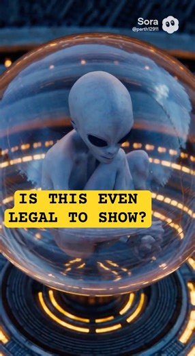 Captured Alien Lifeform in a Glass Pod — The Moment It Woke Up 😳👽