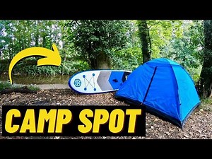 Overnight SUP Adventure & Wild Camping on the River Bank | Stand Up Paddle Boarding River Stour UK