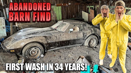 Washing a Corvette Stingray after 34 years with Robby Layton