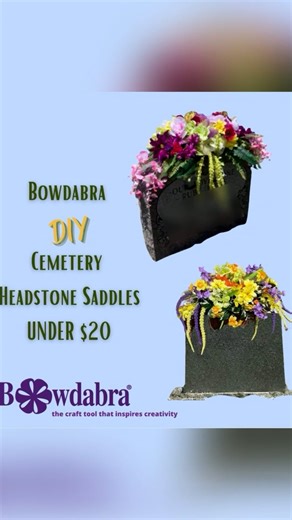 DIY Cemetery Headstone Saddles
