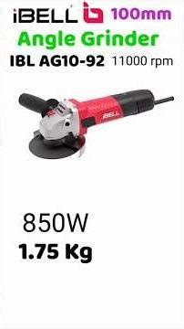 iBell IBL AG10-92 850W 4 inch Angle Grinder