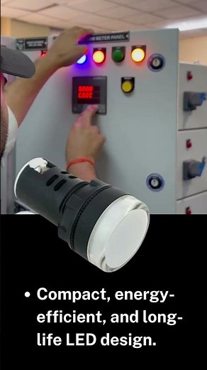 A22-LCLED220-W White LED Indicator – Available in Ready Stock