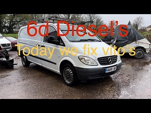 Mercedes Vito with some chuffing injector seals and a lot of the Black Death !!