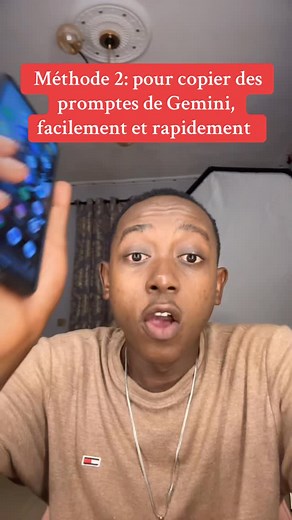 Comment copier des prompts gemeni | Eric Karangwa