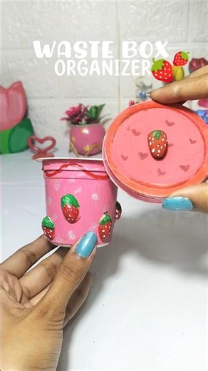 Waste Box Organizer Craft #diy #reuse #craft #easy #trending #handmade