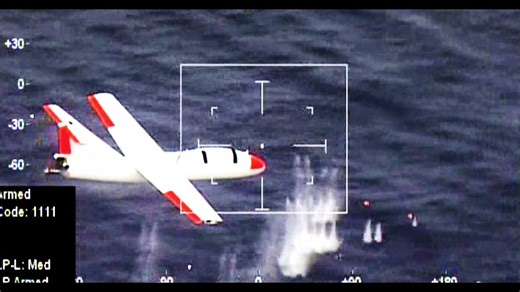 Marine Corps Helicopters Take Down Drone