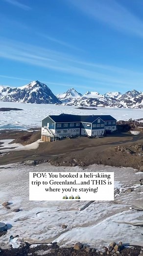 11K views · 835 reactions | Checking in with style!  Imagine waking up to views like these, hopping into a heli, and skiing all day with your mates. Ski adventures don’t get much better than this! | Arctic Heli Skiing | Facebook