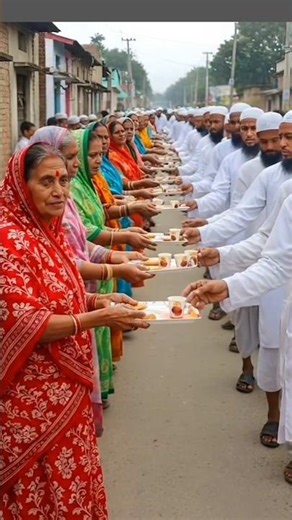 Hindu Muslim Unity in india | Allah hu akbar | #hajj #islamic #reels