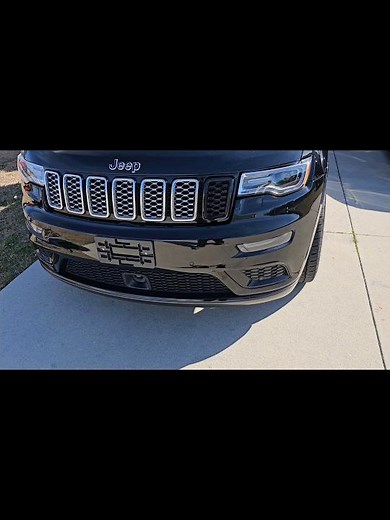 Honeycomb grille Inserts install for Jeep grand cherokee (chrome delete)